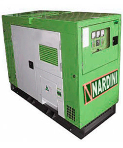 Gerador 150 KVA Diesel Trifásico Silenciado Nardini com QTA